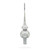 Jewel Trellis Glass Christmas Tree Topper 11 Inches