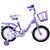 Kids' Bike Catastic Purple with Front Basket and Training Wheels