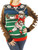 Ugly Christmas Party Sweater Unisex Football Reindeer Long Sleeve Sweatshirt