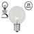 G50 Outdoor Patio Globe Replacement Bulbs, Clear, C9/E17 Base