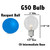 G50 Outdoor Patio Globe Replacement Bulbs, Clear, C9/E17 Base