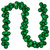 6' Green 3-Finish Shatterproof Ball Christmas Garland