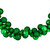 6' Green 3-Finish Shatterproof Ball Christmas Garland