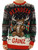 Ugly Christmas Party Light Up Knitted Ugly Christmas Sweater for Men and Women - Reindeer Gainz LED