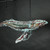 Metal Verdigris Copper Whale Wall Bracket Hanging Sculpture