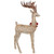 48" LED Lighted Champagne Sisal Deer Outdoor Christmas Decoration