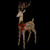 48" Pre-Lit LED Champagne Deer Outdoor Christmas Decoration