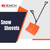 Seaich Steel Metal Snow Shovel with D Shaped Double Grip Plastic Covered Handle And Self-sharpening Non-Abrasive Blade