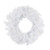 Pre-Lit White Alaskan Pine Artificial Christmas Wreath, 48-Inch, Warm White LED  Lights