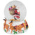 6.5" Santa Delivering Gifts Musical Christmas Snow Globe