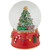 8" Christmas Tree Village Train Musical Snow Globe