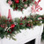 Pre-Decorated Peppermint Ornaments Artificial Pine Christmas Garland - Unlit - 6'