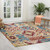 Nourison 7'10" x 10' Aria Sunset Rectangle Area Rug