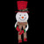 21.5" Lighted Snowman with Red Top Hat Christmas Tree Topper