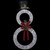 48" LED Lighted Wreath Snowman Outdoor Christmas Decoration