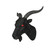 Zeckos 16 Inch Black Resin Baphomet Goat Head Bust Wall Sculpture