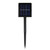 200ct Warm White LED Solar Power Mini Christmas Light Set, Green Wire