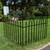 Sunnydaze Outdoor Lawn and Garden Metal Gothic Arch Style Decorative Border Fence Panel Set - 6' - Black - 2pk