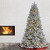 6.5' Pre-Lit Medium Iceland Fir Artificial Christmas Tree, Dual Color LED Lights