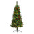 5’ Pre-Lit Flat Back Montreal Pine Artificial Christmas Wall Tree, Clear LED Lights
