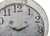19" Distressed Brown And Galvanized Gray Hanging Round Wall Clock