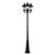 Livex Lighting 3 Light Outdoor Post Light With Textured Black Finish 7866-14