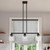 Livex Lighting 3 Light Steel Linear Chandelier With Black Finish 49763-04