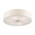 Livex Lighting 6 Light Steel Semi Flush With Brushed Nickel Finish 45848-91