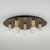 Livex Lighting 7 Light Steel Flush Mount With Bronze Finish 45876-07