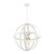 Livex Lighting 6 Light Pendant Chandelier With Textured White Finish 49646-13