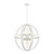 Livex Lighting 6 Light Pendant Chandelier With Textured White Finish 49646-13