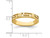 14K Yellow Gold Cut-Out Greek Key Band Ring (size 7)