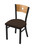Holland Bar Stool Voltaire 18" Chair With Black Wrinkle 63018BWMedMplB025