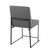 Lumisource High Back Fuji Set Of 2 Dining Chair In Black Steel DC-HBFUJI BKGY2