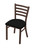 Holland Bar Stool Jackie 18" Chair With Bronze Finish 40018BZBlkVinyl