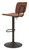 Zuo Modern Holden Bar Chair With Vintage Brown And Dark Bronze Finish 109040