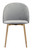 Zuo Modern Cozy Set Of 2 Dining Chair With Gray And Gold Finish 101558