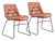 Zuo Modern Tammy Set Of 2 Dining Chair With Vintage Brown Finish 109336