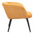 Zuo Modern Papillion Accent Chair With Yellow Finish 109223