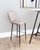 Zuo Modern Manchester Set Of 2 Bar Chair With Gray Finish 109506