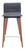 Zuo Modern Mid Century Jericho Set Of 2 Counter Chair With Gray Finish 100272