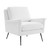 Modway Chesapeake Fabric Armchair With Black White Finish EEI-4631-BLK-WHI