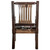Montana Log Wood Chair With Upholstered Seat MWHCCASCNSLWOOD