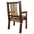 Montana Log Wood Chair With Upholstered Seat MWHCCASCNSLWOOD