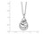 Sterling Silver Mother and Baby - Mine To Keep - Pendant Necklace with Chain