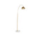 Lumisource March Floor Lamp With White Marble And Antique Brass LS-MARCH WMAB