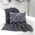 Parkland Collection Sophia Grey Throw Pillow Cover PILD11136C