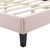 Modway Lindsey Velvet Queen Platform Bed With Pink Finish MOD-6705-PNK