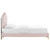 Modway Elise Queen Velvet Platform Bed With Pink Finish MOD-6693-PNK