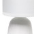 Simple Designs Ceramic Bedside Table Desk Lamp With Off White Finish LT1134-OFF